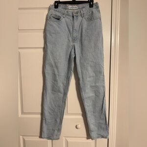 LA Blues Light Blue Denim Jeans. Size 12 Average Length. Straight leg.